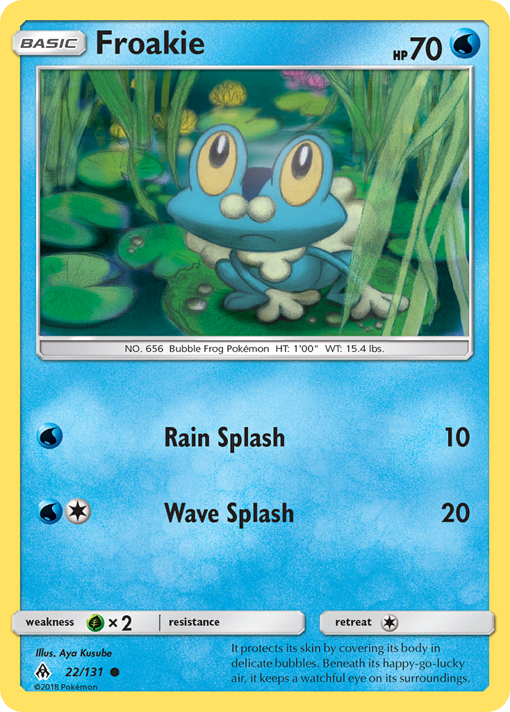 Froakie (22/131) [Sun & Moon: Forbidden Light] | Galactic Gamez