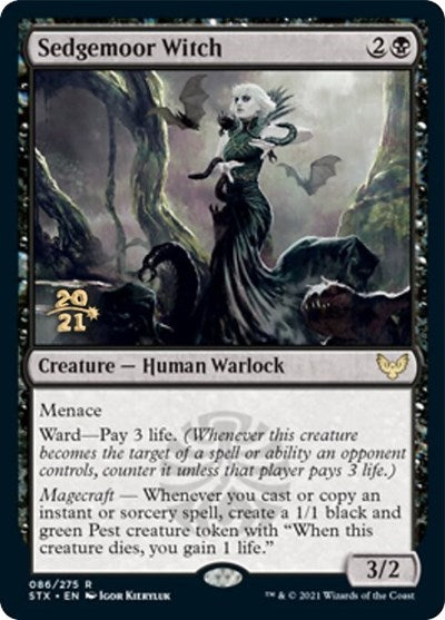 Sedgemoor Witch [Strixhaven: School of Mages Prerelease Promos] | Galactic Gamez