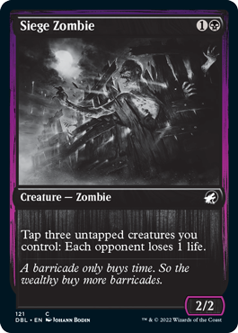 Siege Zombie [Innistrad: Double Feature] | Galactic Gamez