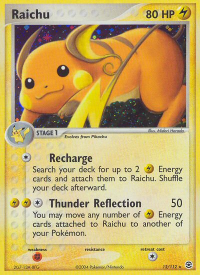 Raichu (12/112) [EX: FireRed & LeafGreen] | Galactic Gamez