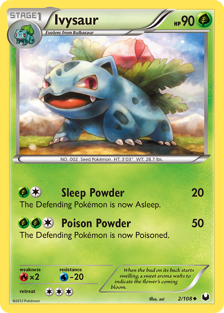 Ivysaur (2/108) [Black & White: Dark Explorers] | Galactic Gamez