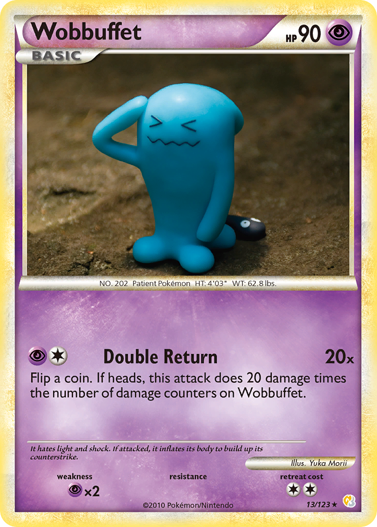 Wobbuffet (13/123) [HeartGold & SoulSilver: Base Set] | Galactic Gamez