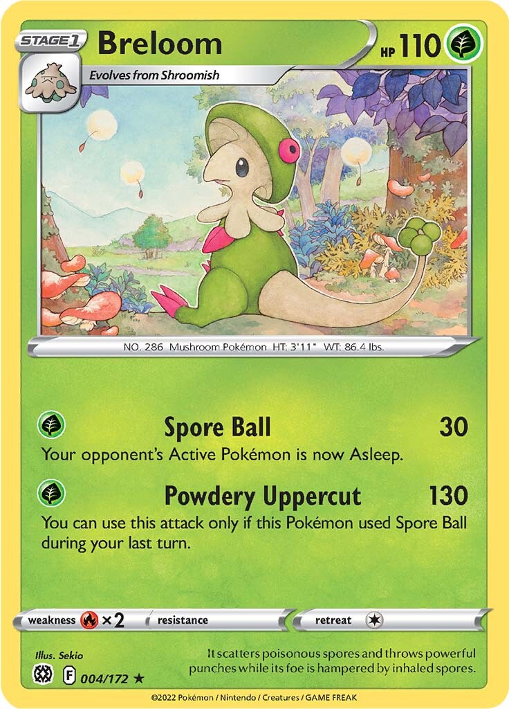 Breloom (004/172) [Sword & Shield: Brilliant Stars] | Galactic Gamez