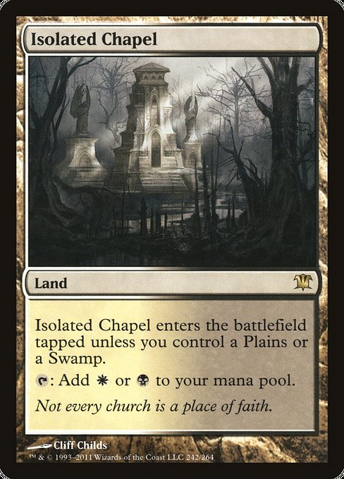 Isolated Chapel [Innistrad] | Galactic Gamez