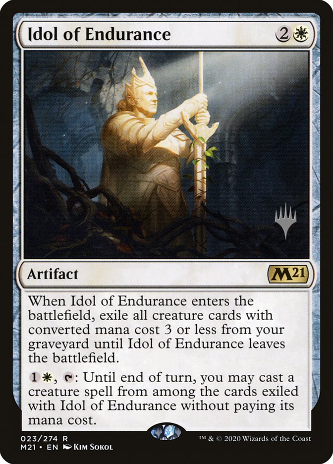 Idol of Endurance (Promo Pack) [Core Set 2021 Promos] | Galactic Gamez