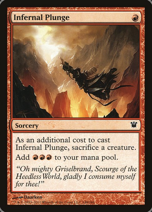 Infernal Plunge [Innistrad] | Galactic Gamez