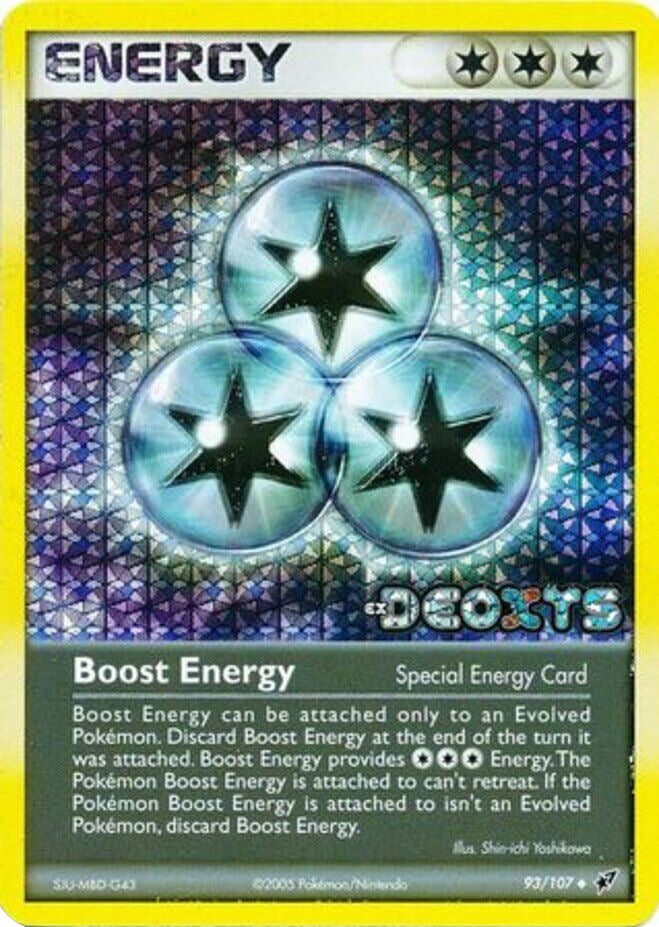 Boost Energy (93/107) (Stamped) [EX: Deoxys] | Galactic Gamez