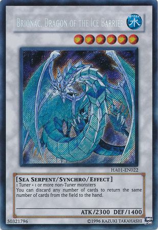 Brionac, Dragon of the Ice Barrier [HA01-EN022] Secret Rare | Galactic Gamez