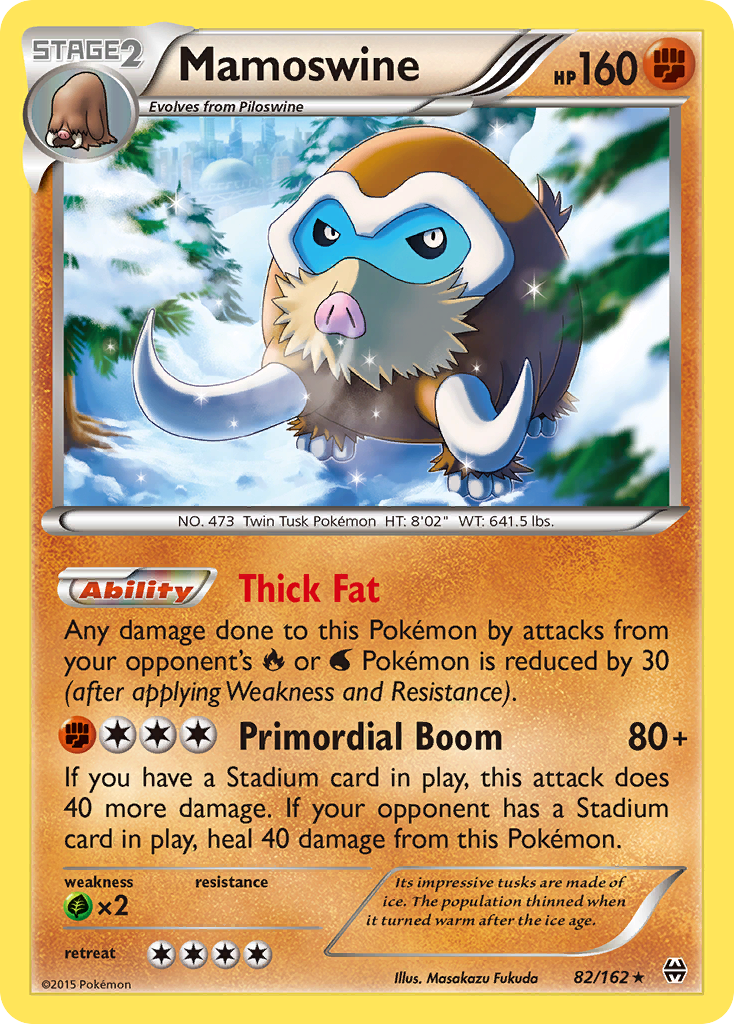 Mamoswine (82/162) [XY: BREAKthrough] | Galactic Gamez