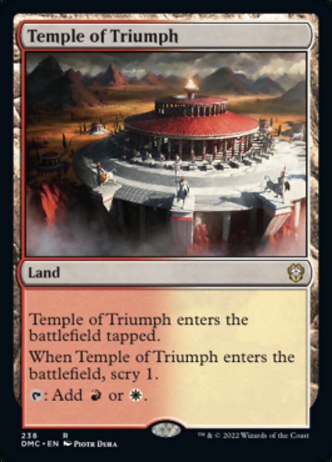 Temple of Triumph [Dominaria United Commander] | Galactic Gamez