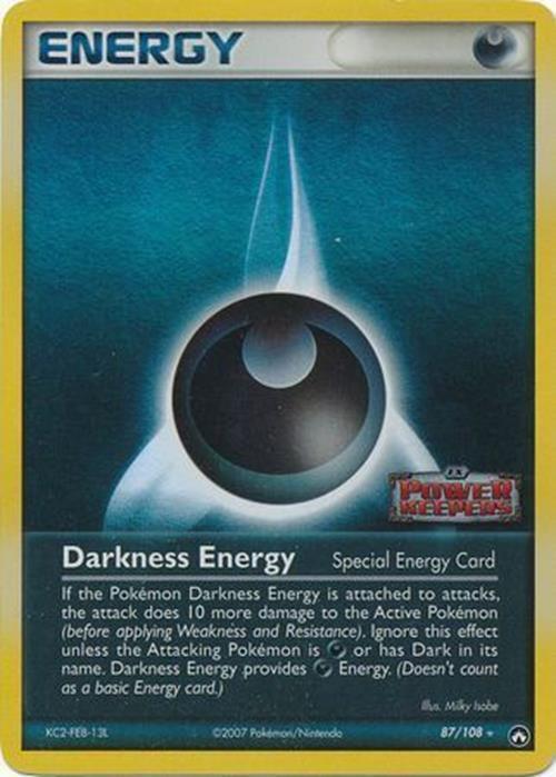 Darkness Energy (87/108) (Stamped) [EX: Power Keepers] | Galactic Gamez