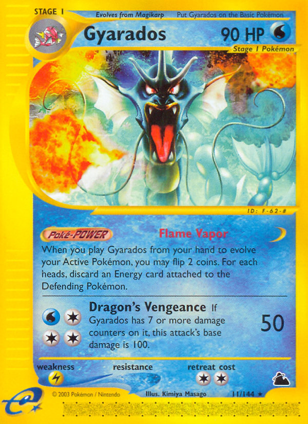 Gyarados (11/144) [Skyridge] | Galactic Gamez