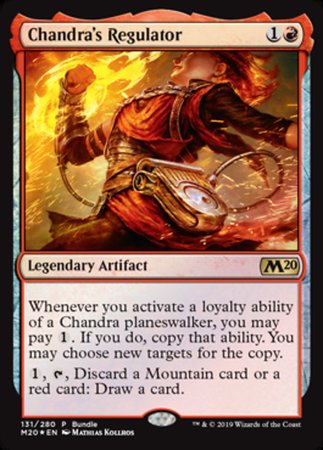 Chandra's Regulator (M20 Bundle) [Core Set 2020 Promos] | Galactic Gamez