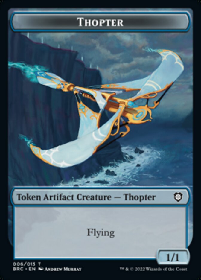 Copy // Thopter (006) Double-Sided Token [The Brothers' War Commander Tokens] | Galactic Gamez