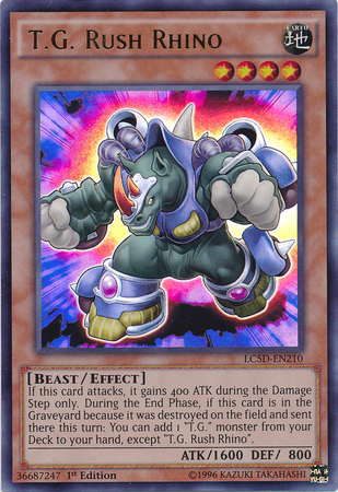 T.G. Rush Rhino [LC5D-EN210] Ultra Rare | Galactic Gamez