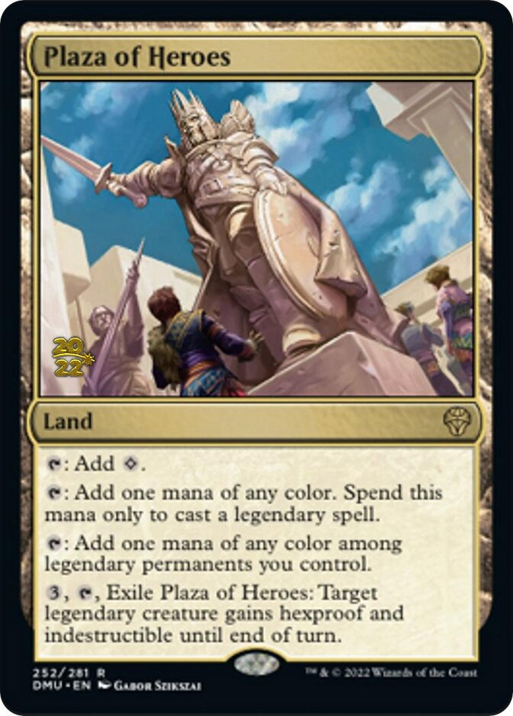 Plaza of Heroes [Dominaria United Prerelease Promos] | Galactic Gamez