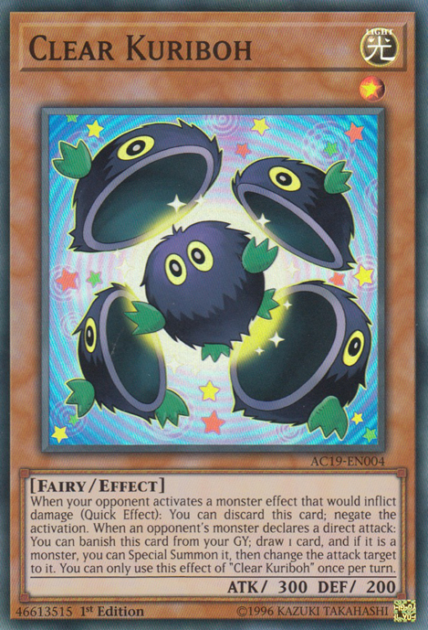 Clear Kuriboh [AC19-EN004] Super Rare | Galactic Gamez