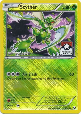 Scyther (4/108) (League Promo 2nd Place) [Black & White: Dark Explorers] | Galactic Gamez