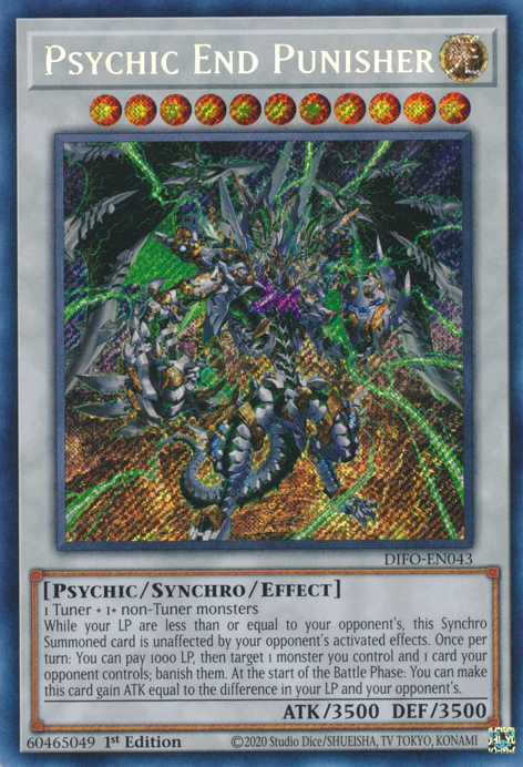 Psychic End Punisher [DIFO-EN043] Secret Rare | Galactic Gamez