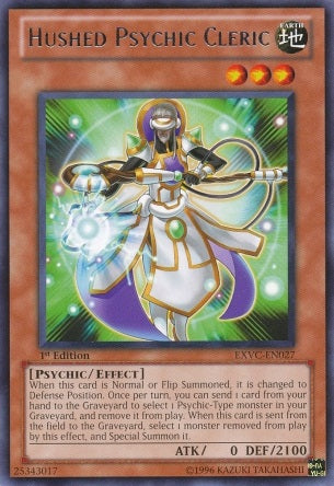 Hushed Psychic Cleric [EXVC-EN027] Rare | Galactic Gamez