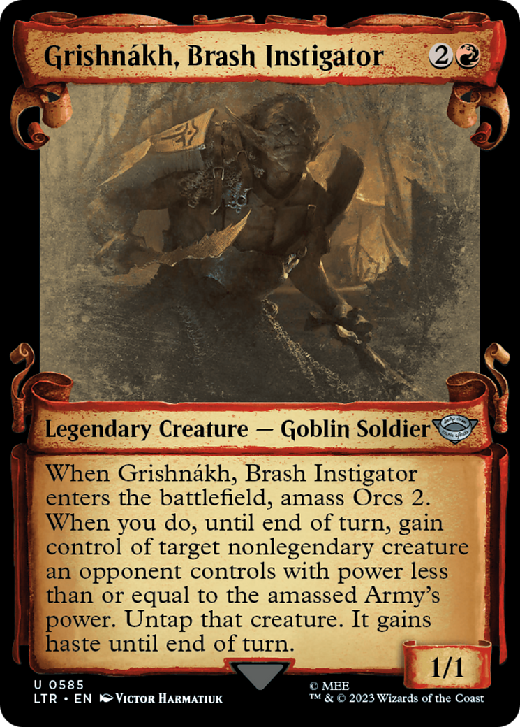 Grishnakh, Brash Instigator [The Lord of the Rings: Tales of Middle-Earth Showcase Scrolls] | Galactic Gamez