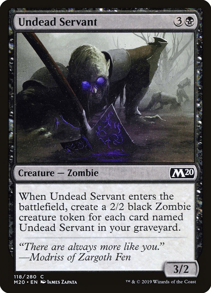 Undead Servant [Core Set 2020] | Galactic Gamez