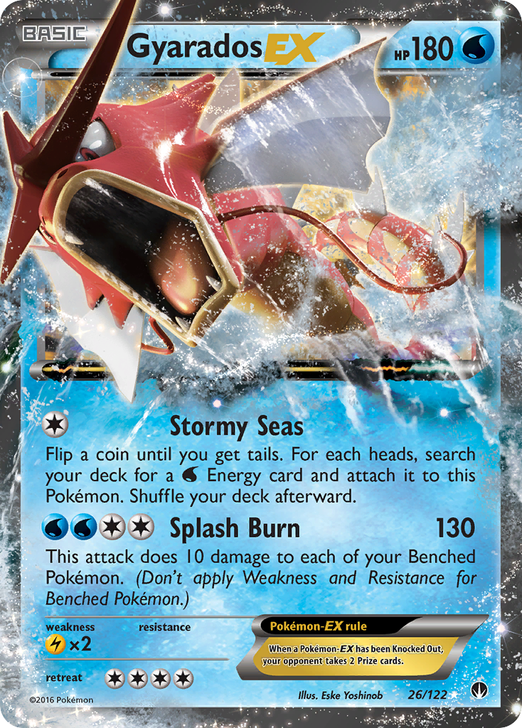 Gyarados EX (26/122) [XY: BREAKpoint] | Galactic Gamez