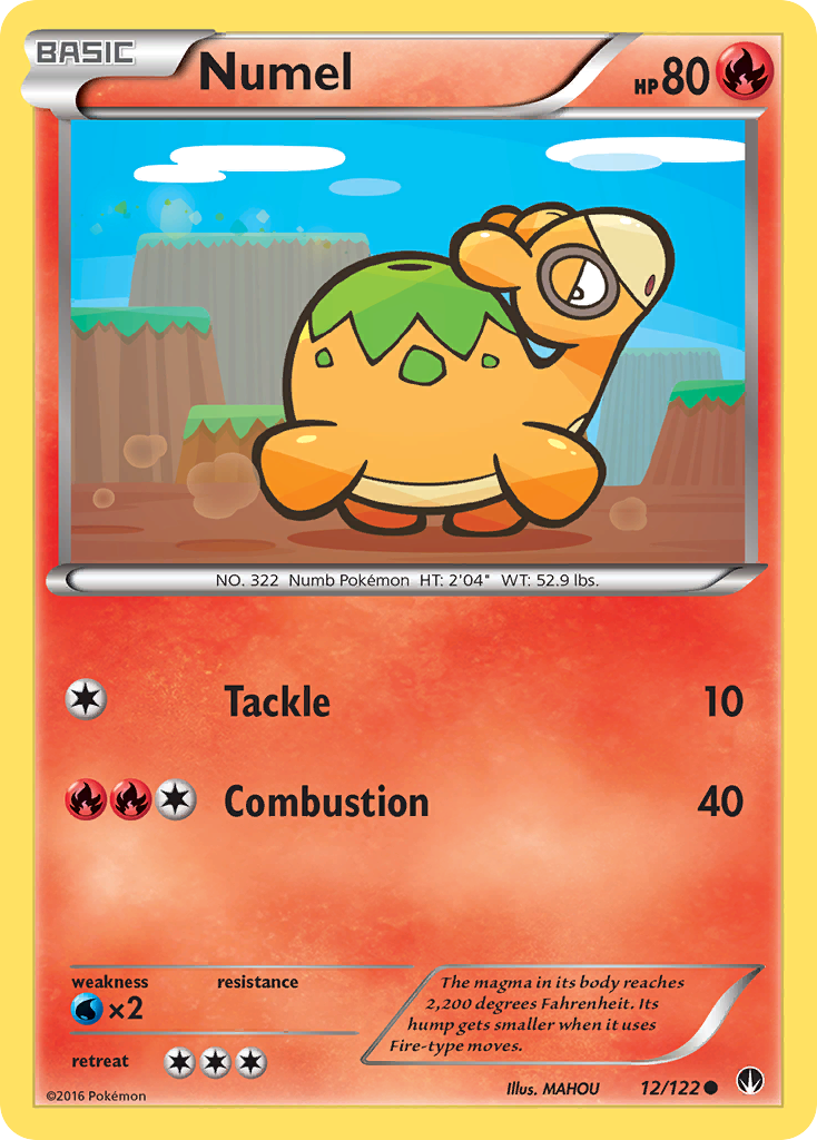 Numel (12/122) [XY: BREAKpoint] | Galactic Gamez