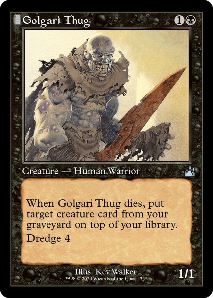 Golgari Thug (Retro Frame) [Ravnica Remastered] | Galactic Gamez