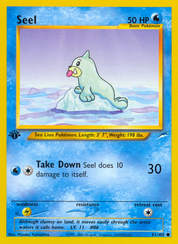 Seel (81/105) [Neo Destiny 1st Edition] | Galactic Gamez