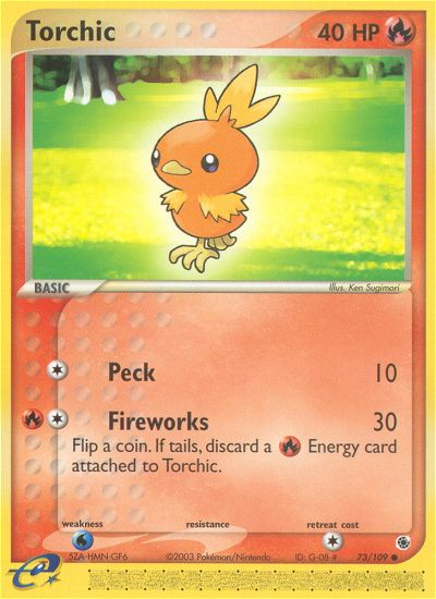 Torchic (73/109) [EX: Ruby & Sapphire] | Galactic Gamez