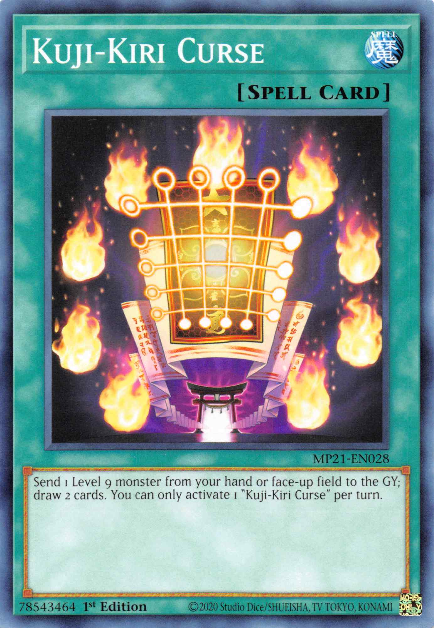 Kuji-Kiri Curse [MP21-EN028] Common | Galactic Gamez