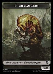 Eldrazi Spawn // Phyrexian Germ Double-Sided Token [Commander Masters Tokens] | Galactic Gamez