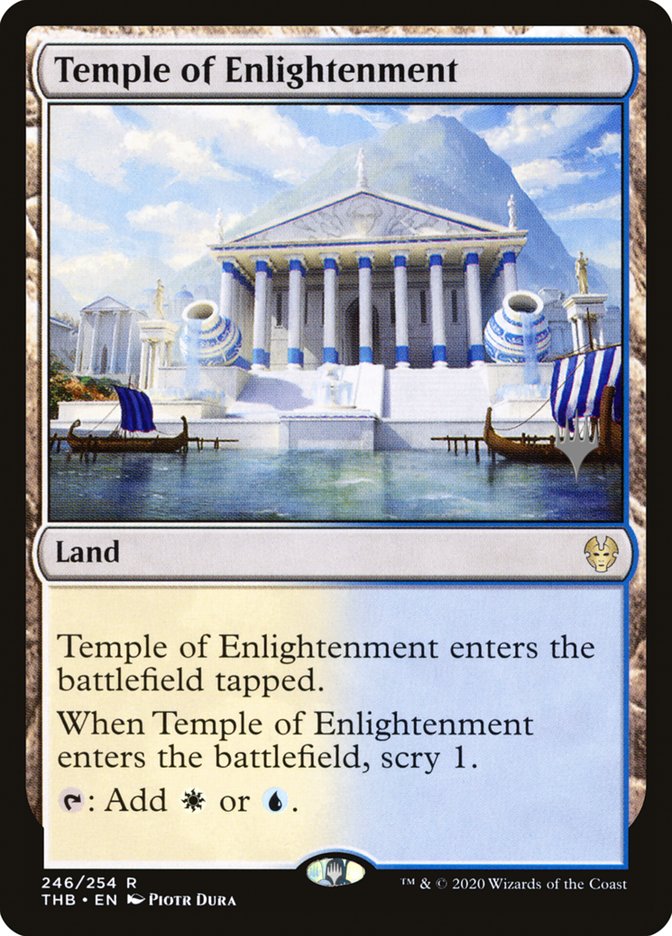 Temple of Enlightenment (Promo Pack) [Theros Beyond Death Promos] | Galactic Gamez