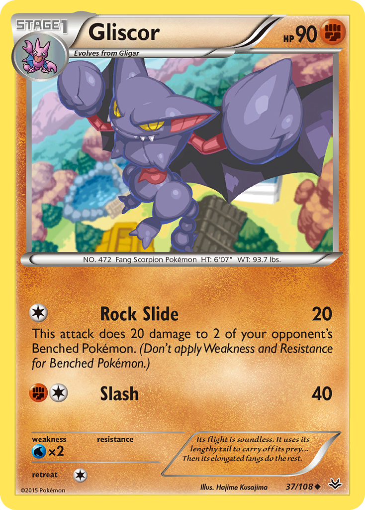 Gliscor (37/108) [XY: Roaring Skies] | Galactic Gamez