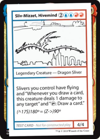 Sliv-Mizzet, Hivemind (2021 Edition) [Mystery Booster Playtest Cards] | Galactic Gamez