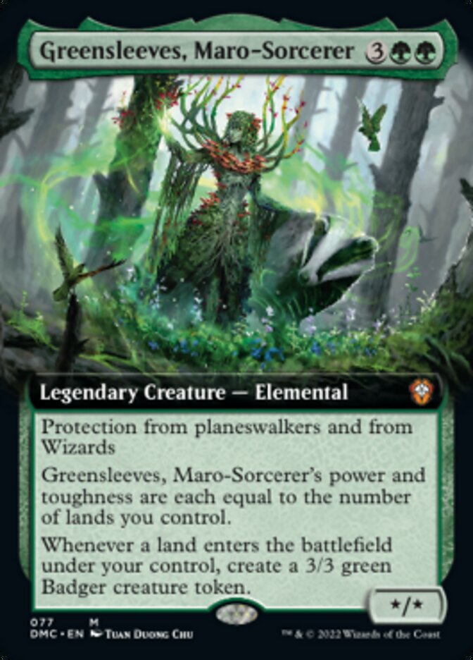 Greensleeves, Maro-Sorcerer (Extended Art) [Dominaria United Commander] | Galactic Gamez