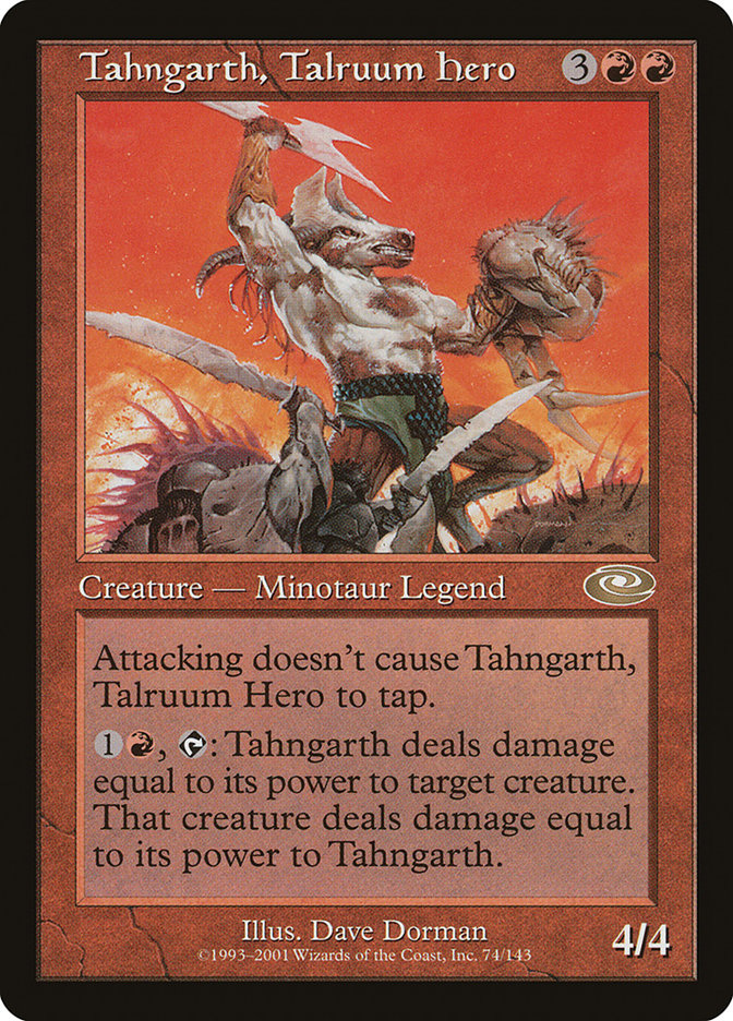 Tahngarth, Talruum Hero (Dave Dorman) [Planeshift] | Galactic Gamez