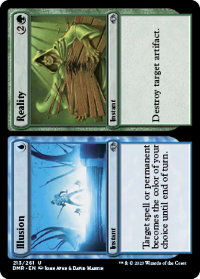 Illusion // Reality [Dominaria Remastered] | Galactic Gamez
