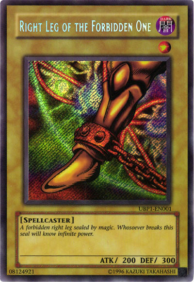 Right Leg of the Forbidden One [UBP1-EN001] Secret Rare | Galactic Gamez