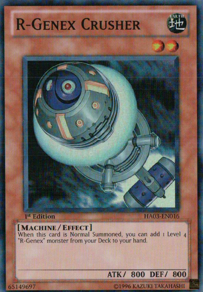 R-Genex Crusher [HA03-EN016] Super Rare | Galactic Gamez