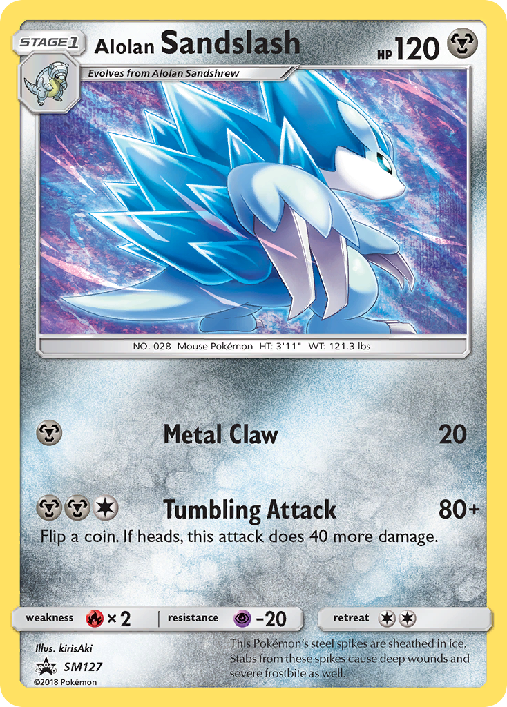 Alolan Sandslash (SM127) [Sun & Moon: Black Star Promos] | Galactic Gamez