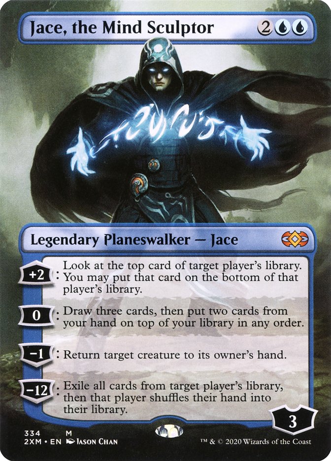 Jace, the Mind Sculptor (Borderless) [Double Masters] | Galactic Gamez