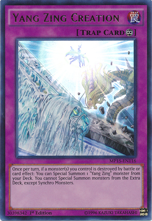 Yang Zing Creation [MP15-EN116] Ultra Rare | Galactic Gamez