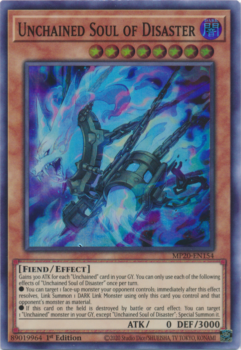 Unchained Soul of Disaster [MP20-EN154] Super Rare | Galactic Gamez