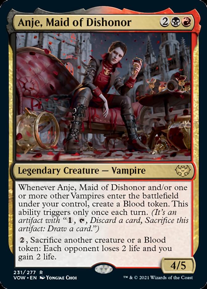 Anje, Maid of Dishonor [Innistrad: Crimson Vow] | Galactic Gamez