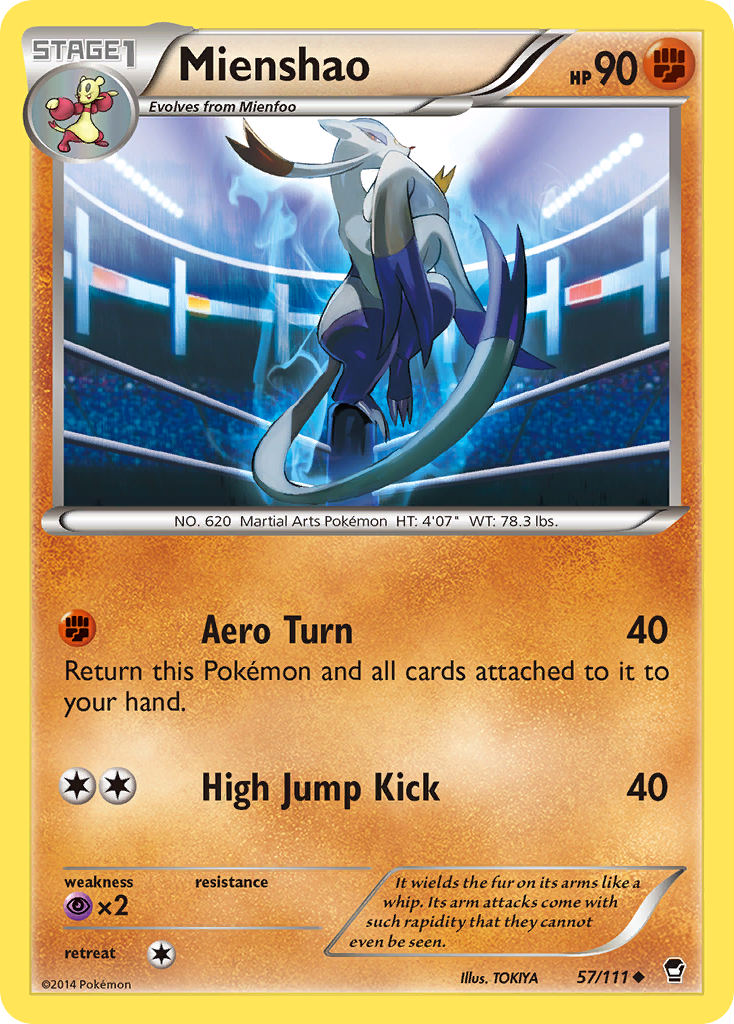 Mienshao (57/111) [XY: Furious Fists] | Galactic Gamez