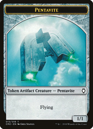 Pentavite Token [Commander Anthology Volume II Tokens] | Galactic Gamez