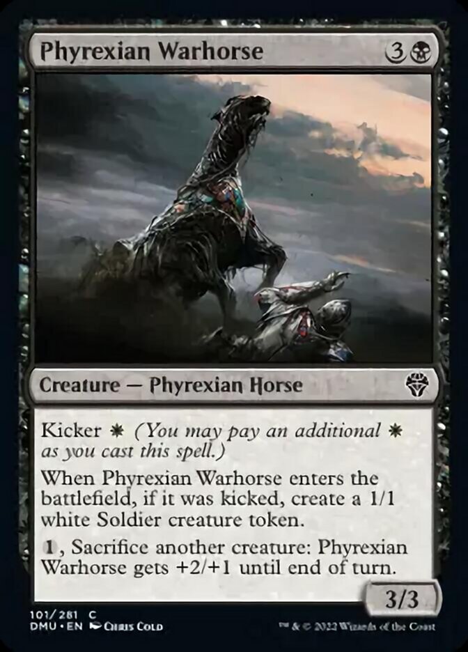 Phyrexian Warhorse [Dominaria United] | Galactic Gamez