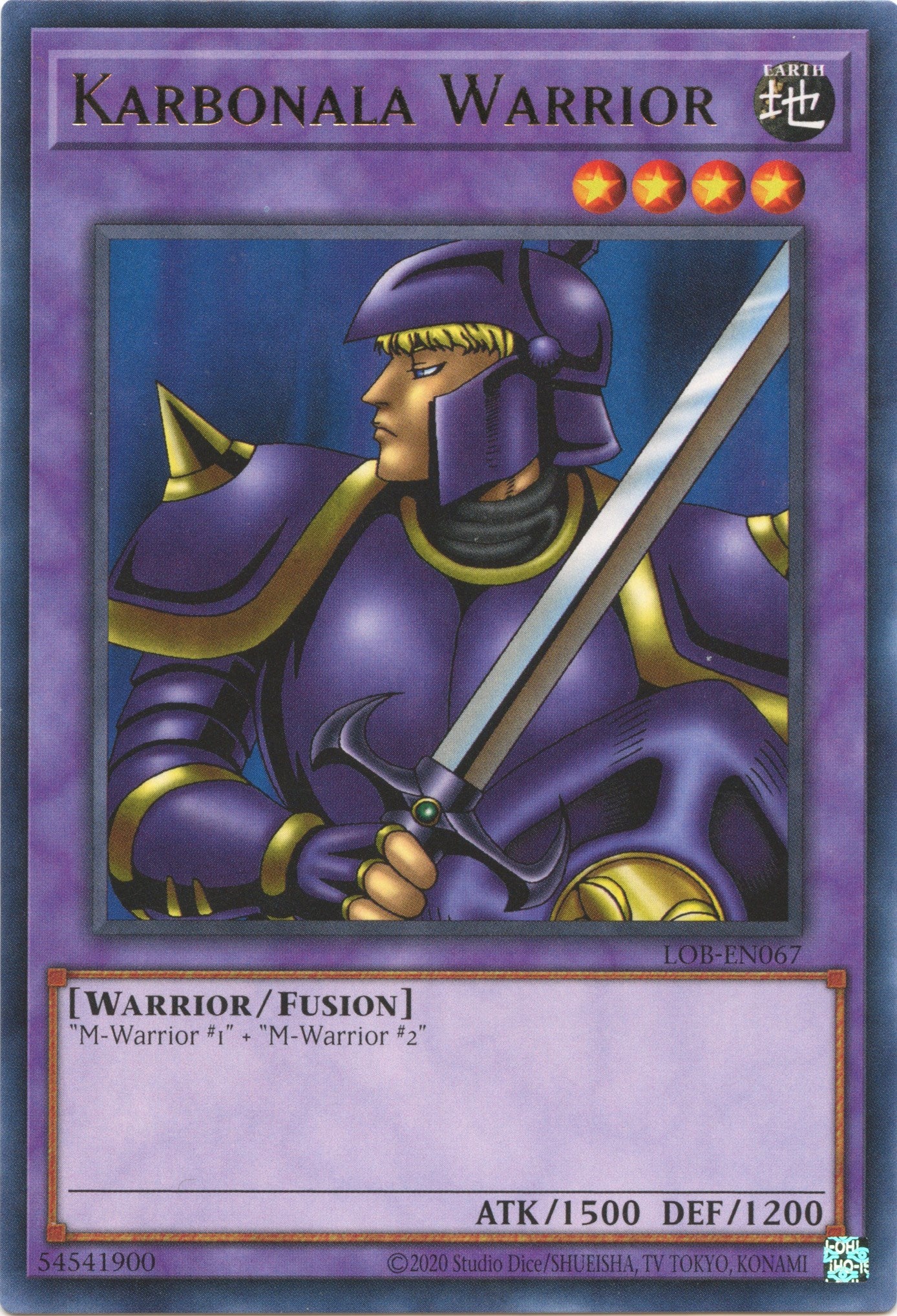 Karbonala Warrior (25th Anniversary) [LOB-EN067] Rare | Galactic Gamez